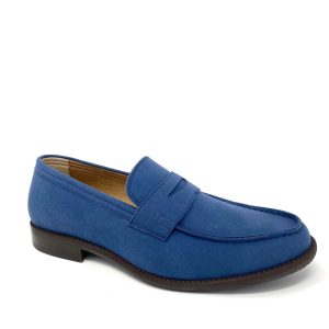 Anthony Loafer in Blue Suede from Novacas