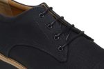 Victor Oxford in Black Canvas from Ahimsa (EEE Wide Width)